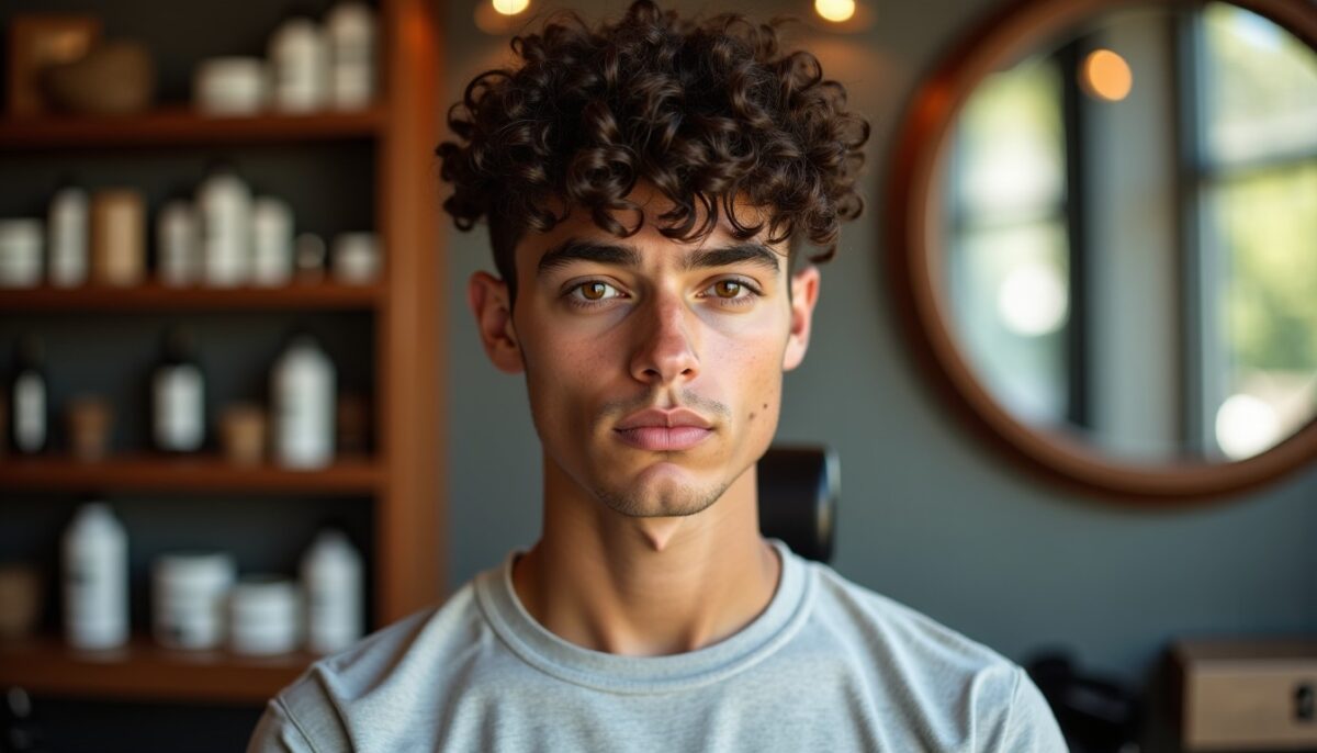 Dégradé cheveux bouclés homme : où placer la transition pour un rendu naturel et durable