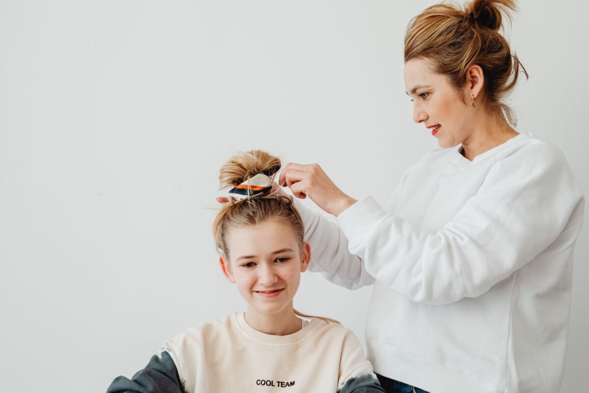 coupe petite fille soins accessoires duo