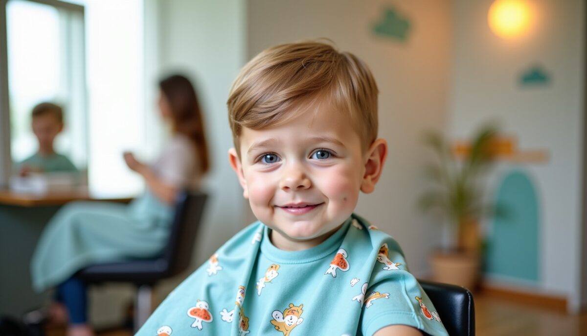 Première coupe bébé garçon 2 ans : guide étape par étape pour une séance sereine