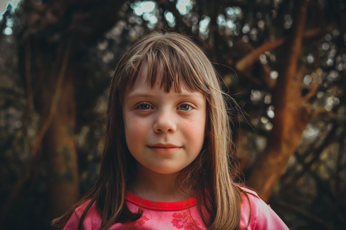 coupe carré petite fille